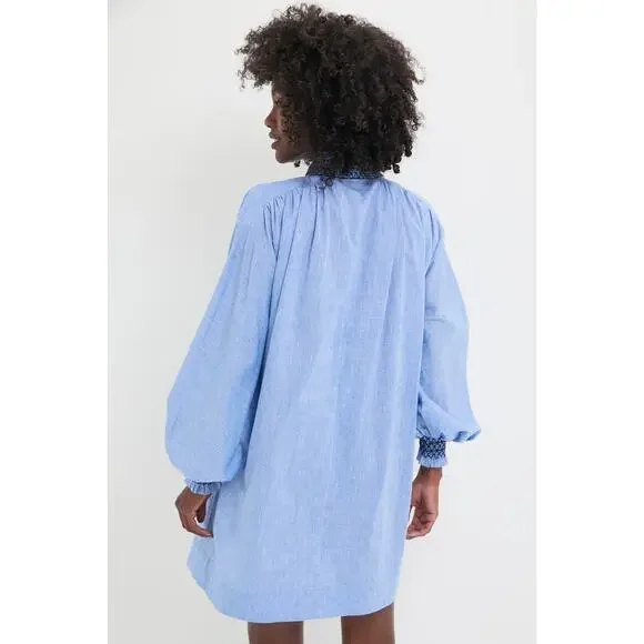 TUCKERNUCK Chambray Embroidered Aubury Dress Size XXXL NWT Retail $198 - Picture 2 of 8